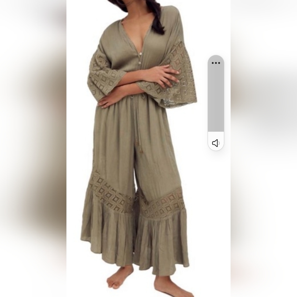 Boho lace jumpsuit